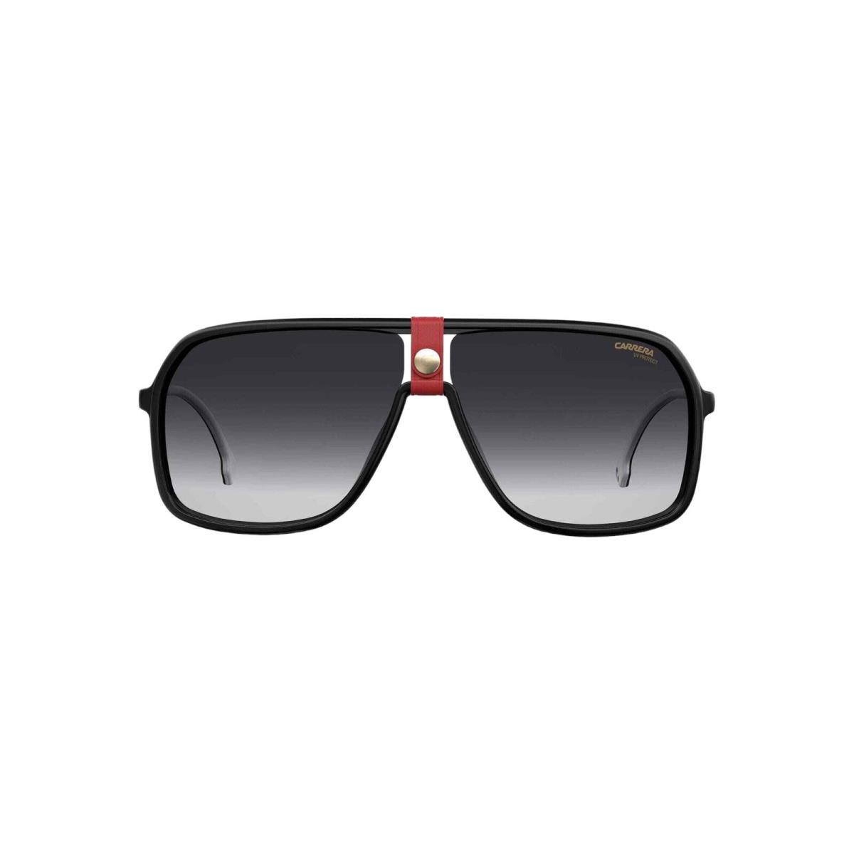 Carrera 1019/S Unisex Pilot Black/gray Shaded 64-10-140 Sunglasses