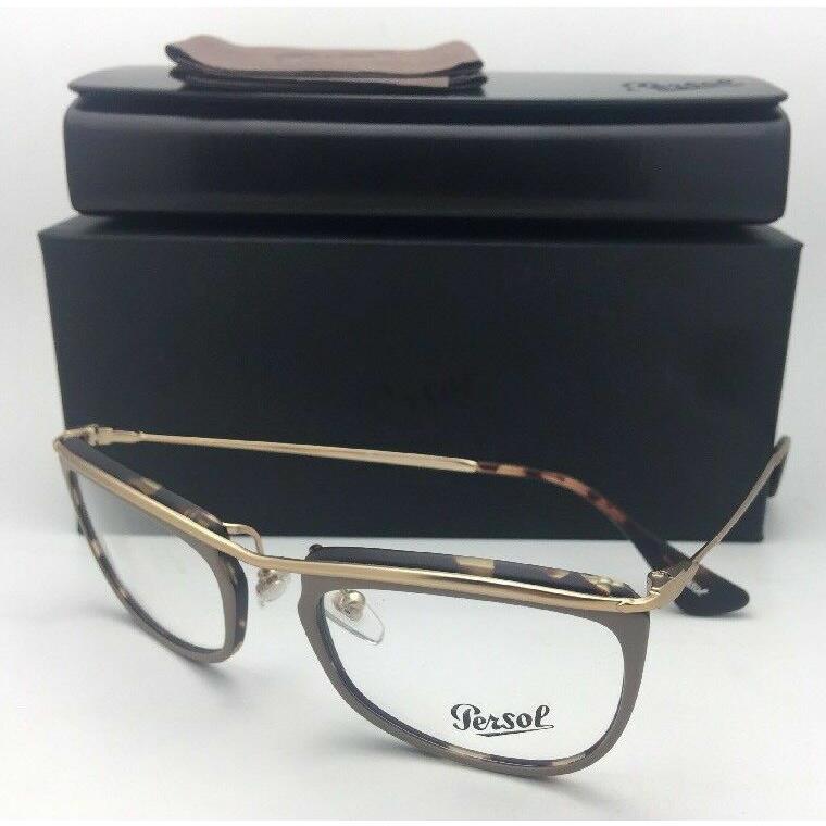 Persol Eyeglasses 3183-V 1005 51-19 145 Matte Tan Gold Havana Frame