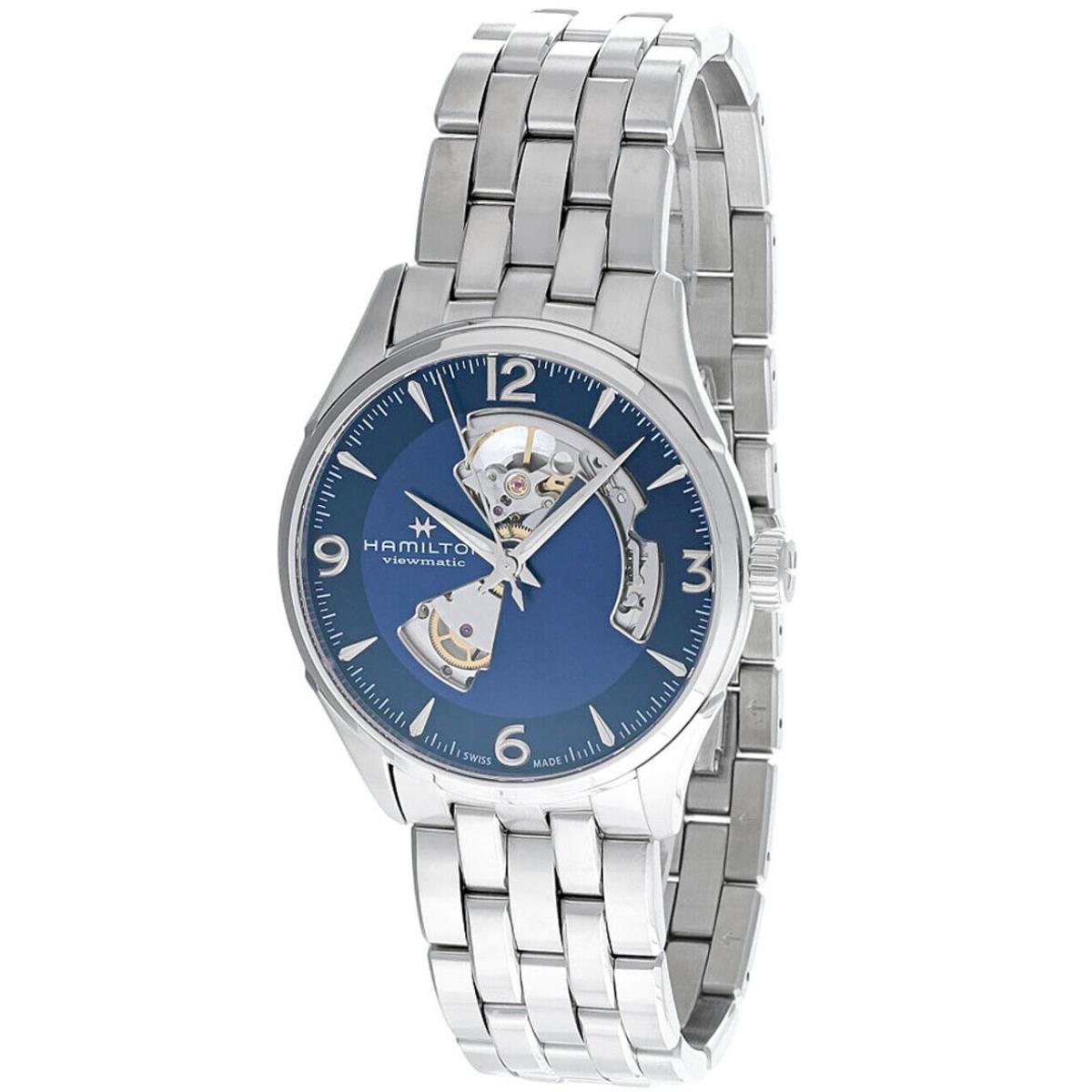 Hamilton Jazzmaster Open Heart Blue Dial Auto Men`s Watch H32705141