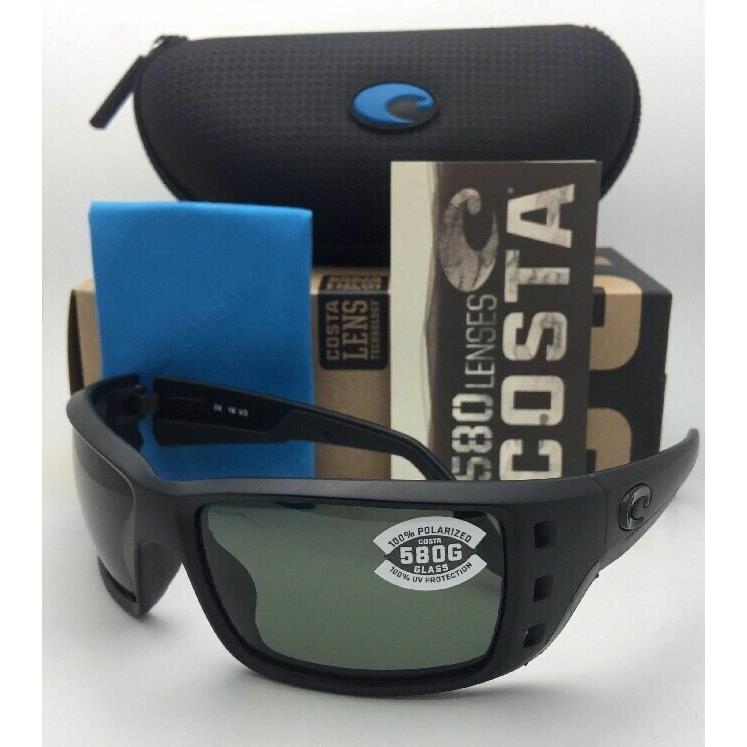 Polarized Costa Sunglasses Permit PT 01 Blackout Frame with 580 Grey Lenses