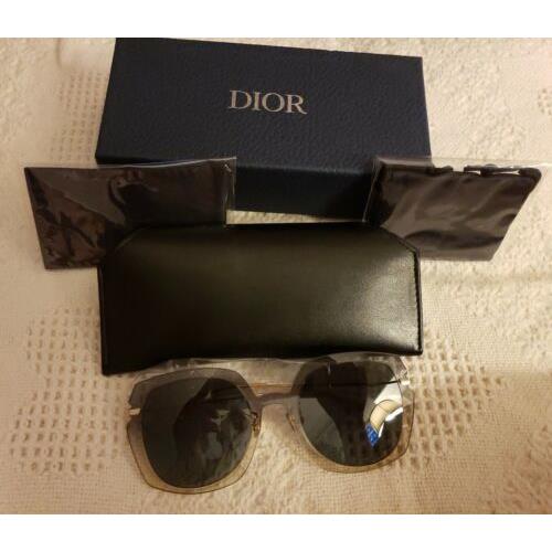 Christian Dior DiorAttitude1 Sunglasses Women`s Shaded Grey/blue Lens