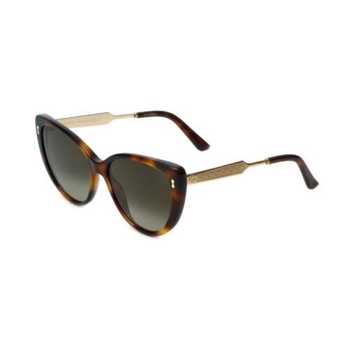 Gucci Designer Sunglasses GG3804-CRXHA Dark-havana-gold Brown Tortoise/grey 57mm