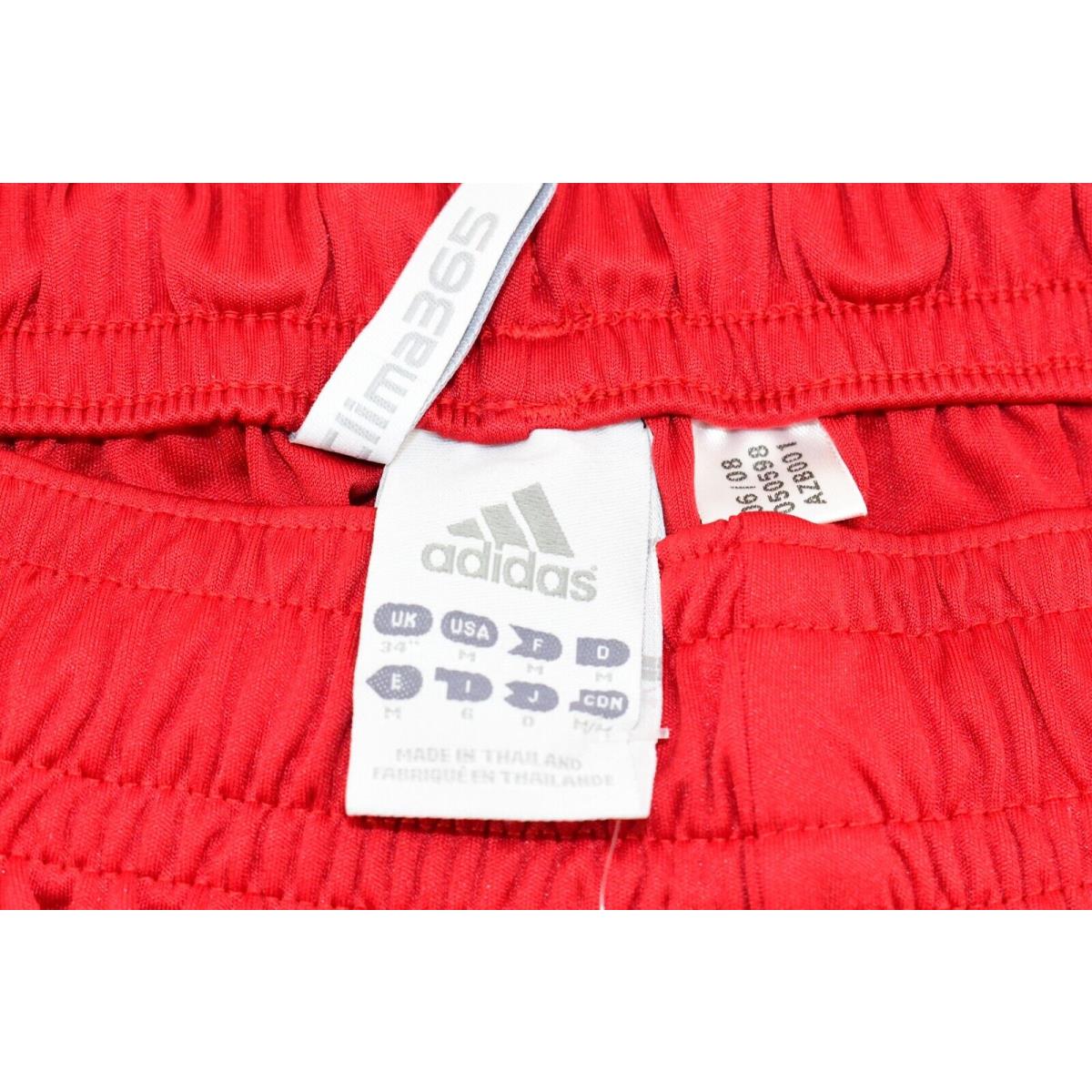 Vintage Adidas Climalite Valiente Shorts Red M Medium 050598 88387 Soccer Footba