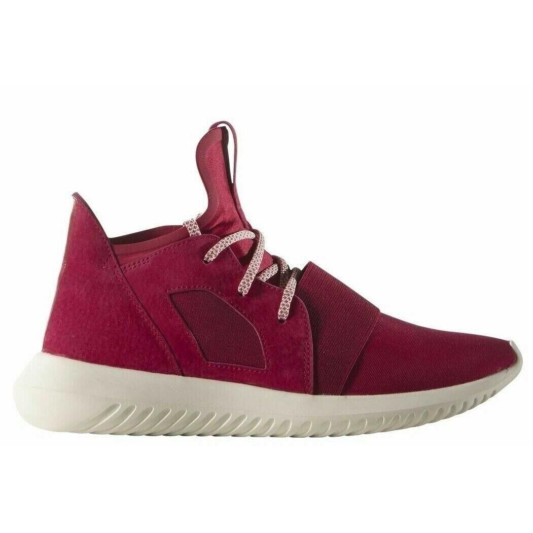 Adidas Tubular Defiant S75902 Women`s Red White Running Shoes Size US 8 HS3419