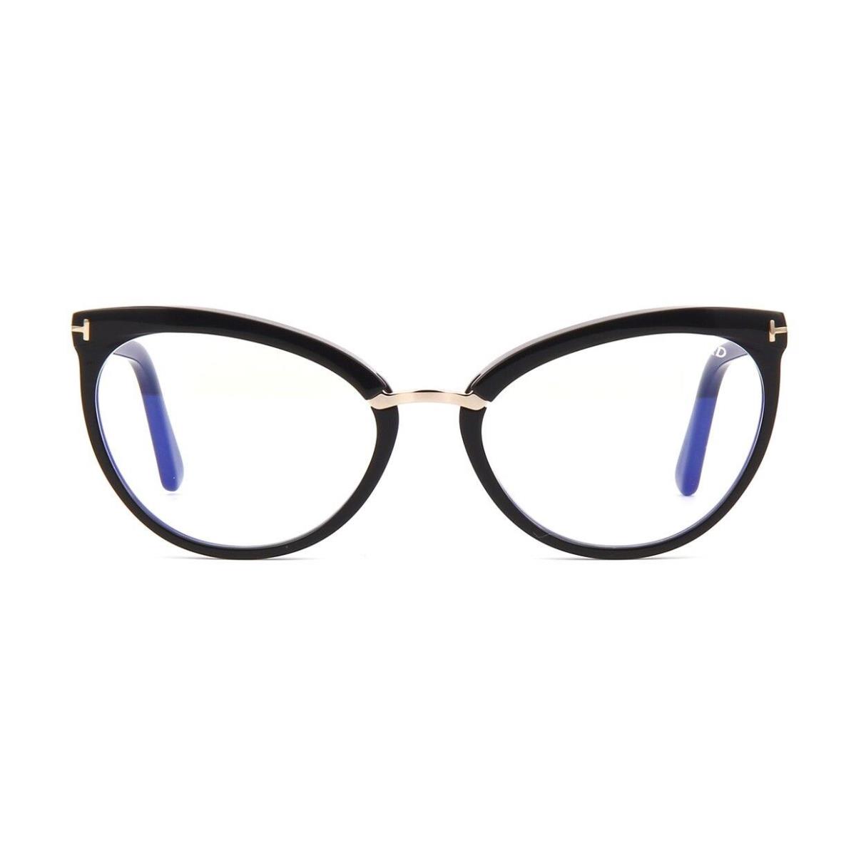 Tom Ford FT 5551-B Blue Block Black 001 Eyeglasses