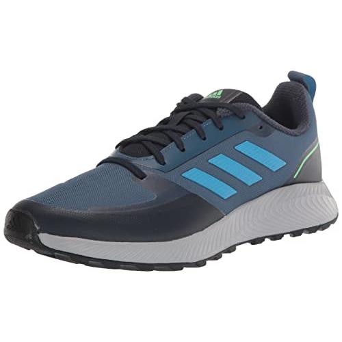 Adidas Men`s Runfalcon 2.0 Running Shoe - Choose Sz/col Wonder Steel/Pulse Blue/Beam Green