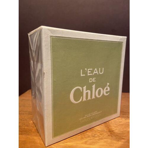 L`eau de Chloe 3.4 oz / 100 ml Eau de Toilette Spray Perfume Rare