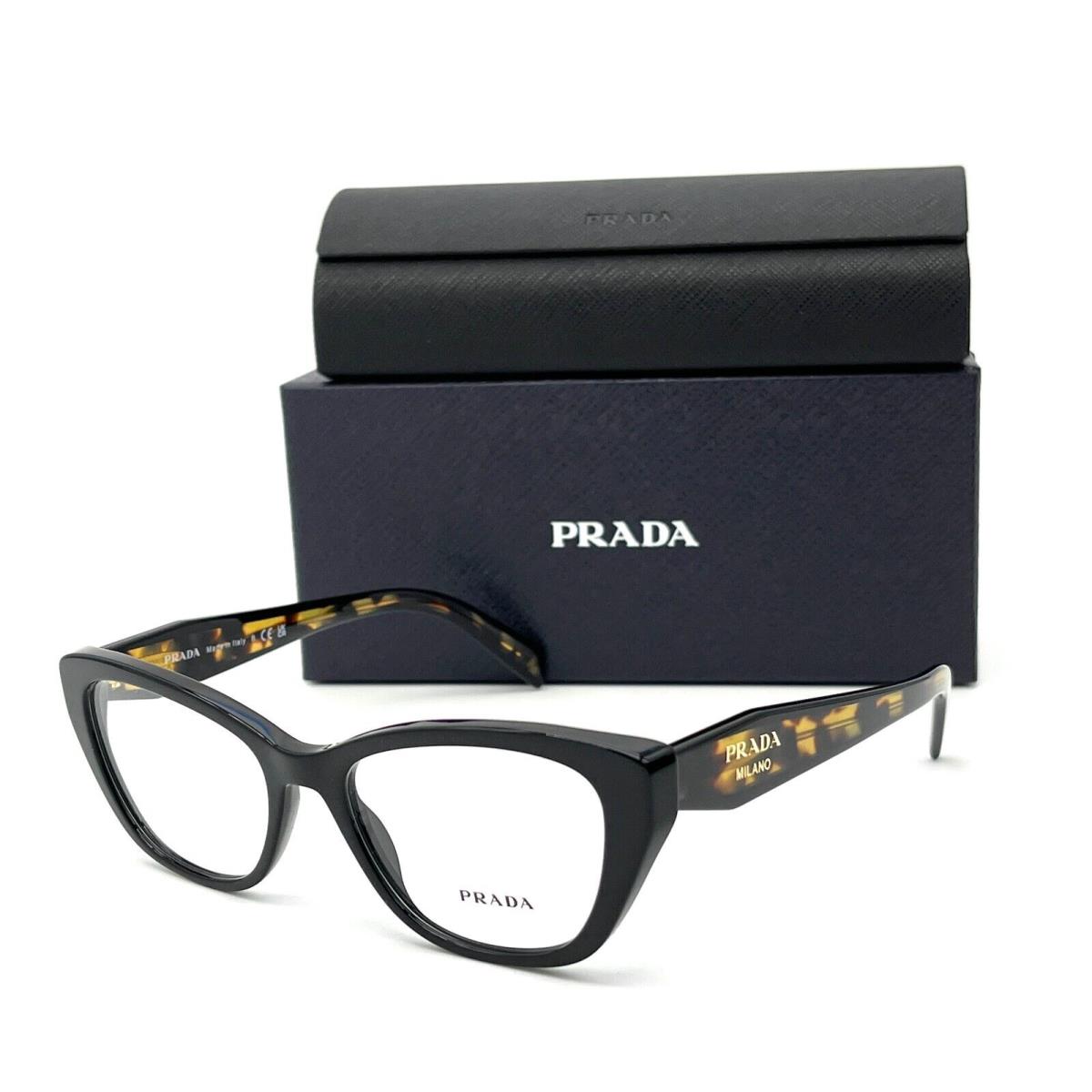 Prada PR 19WV 1AB1O1 Black / Demo Lens 51mm Eyeglasses - Prada eyeglasses -  679420127279 | Fash Brands