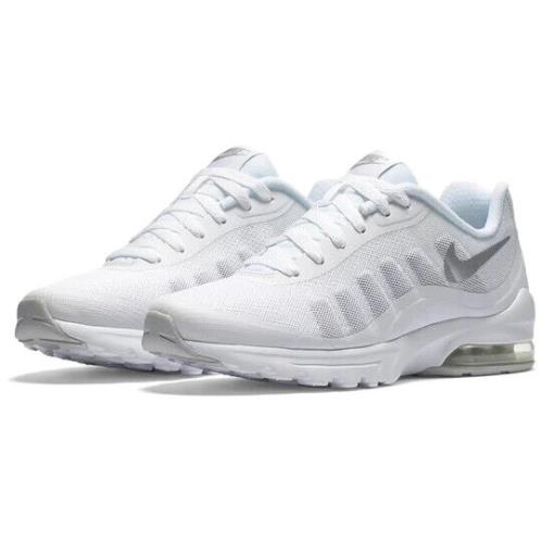 Nike Air Max Invigor Mens Size 9 Shoes 749866 100 White Silver wm sz 10.5 - White