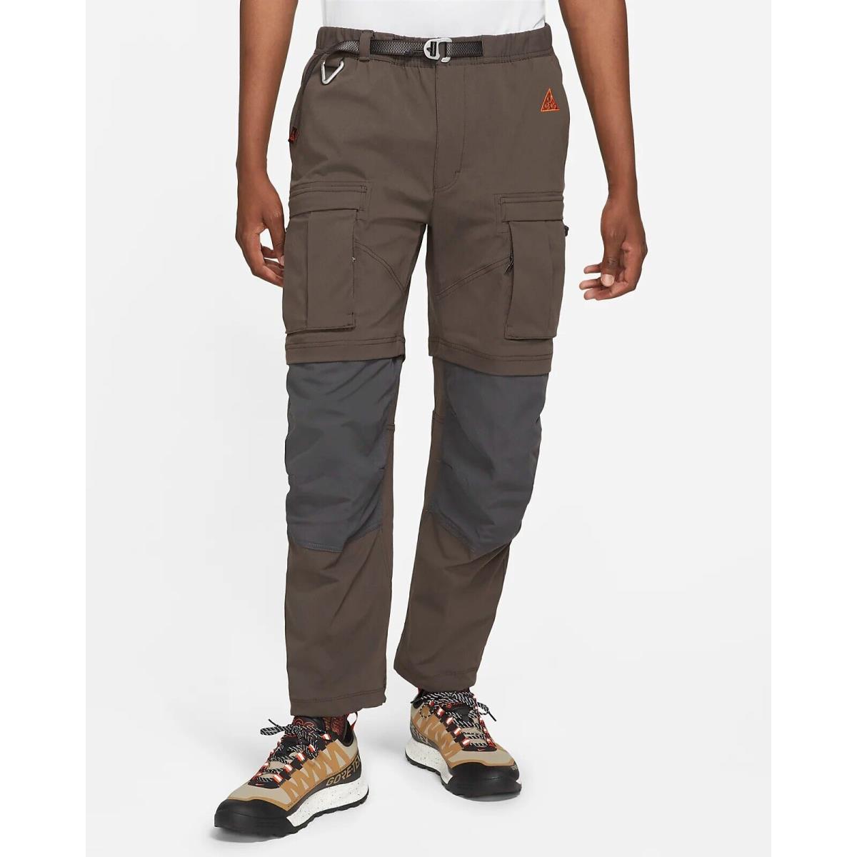 Nike Acg 2 in 1 Convertible Cargo Pants Shorts Brown Cactus CV0655-220 Men s L