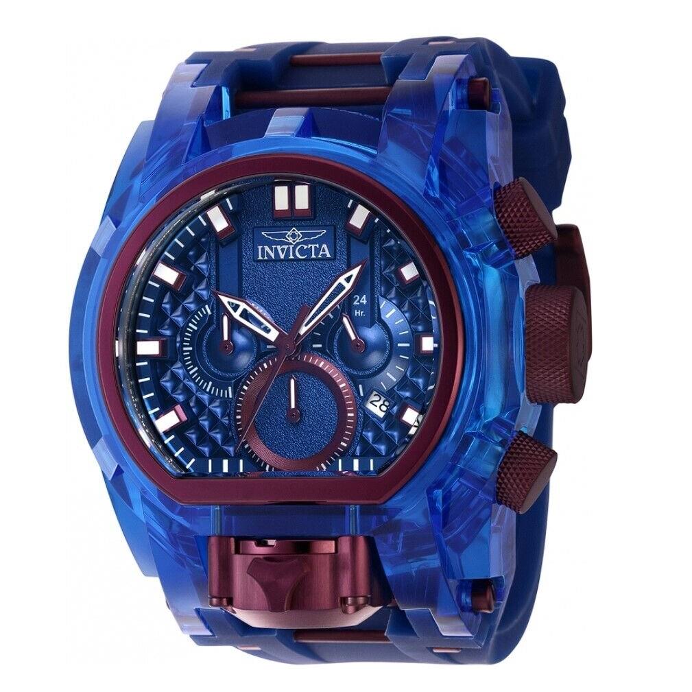 Invicta Bolt Zeus Magnum Men`s 52mm Anatomic Dual Dial Chronograph Watch 39474