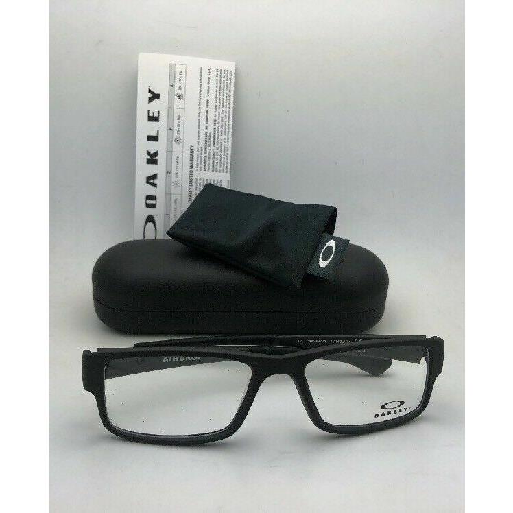 Oakley Eyeglasses Airdrop OX8046-0155 Large 55-18 143 Satin Black Frames -  Oakley eyeglasses - 700285642673 | Fash Brands