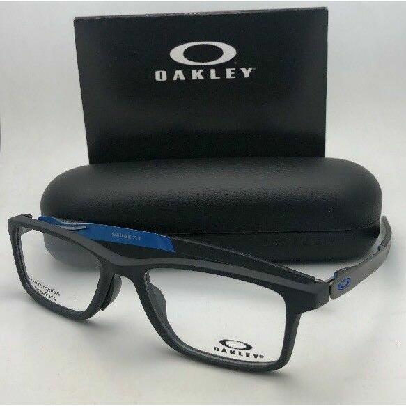 Oakley Eyeglasses Gauge 7.1 OX8112-0454 54-18 136 Satin Black Blue ...