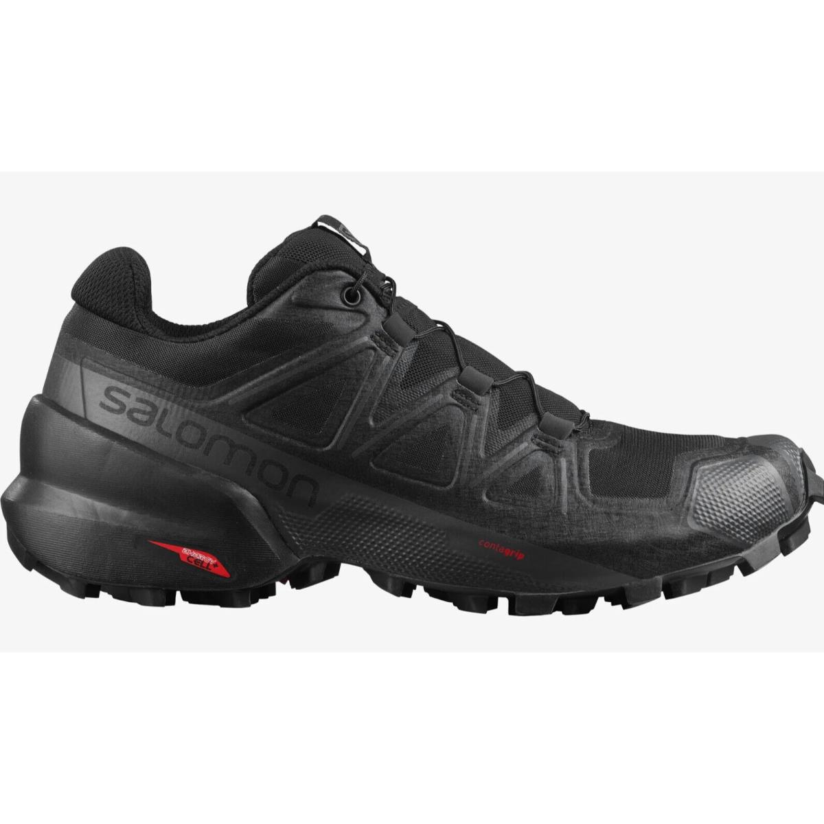 Salomon Women`s Speedcross 5 Trail Running Shoe Black Select Size