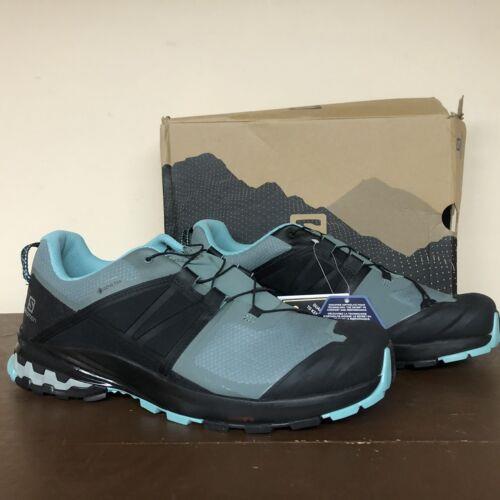 Salomon XA Wild Gtx Trail Running Shoes Women`s 12 Balsam Green Black 409810