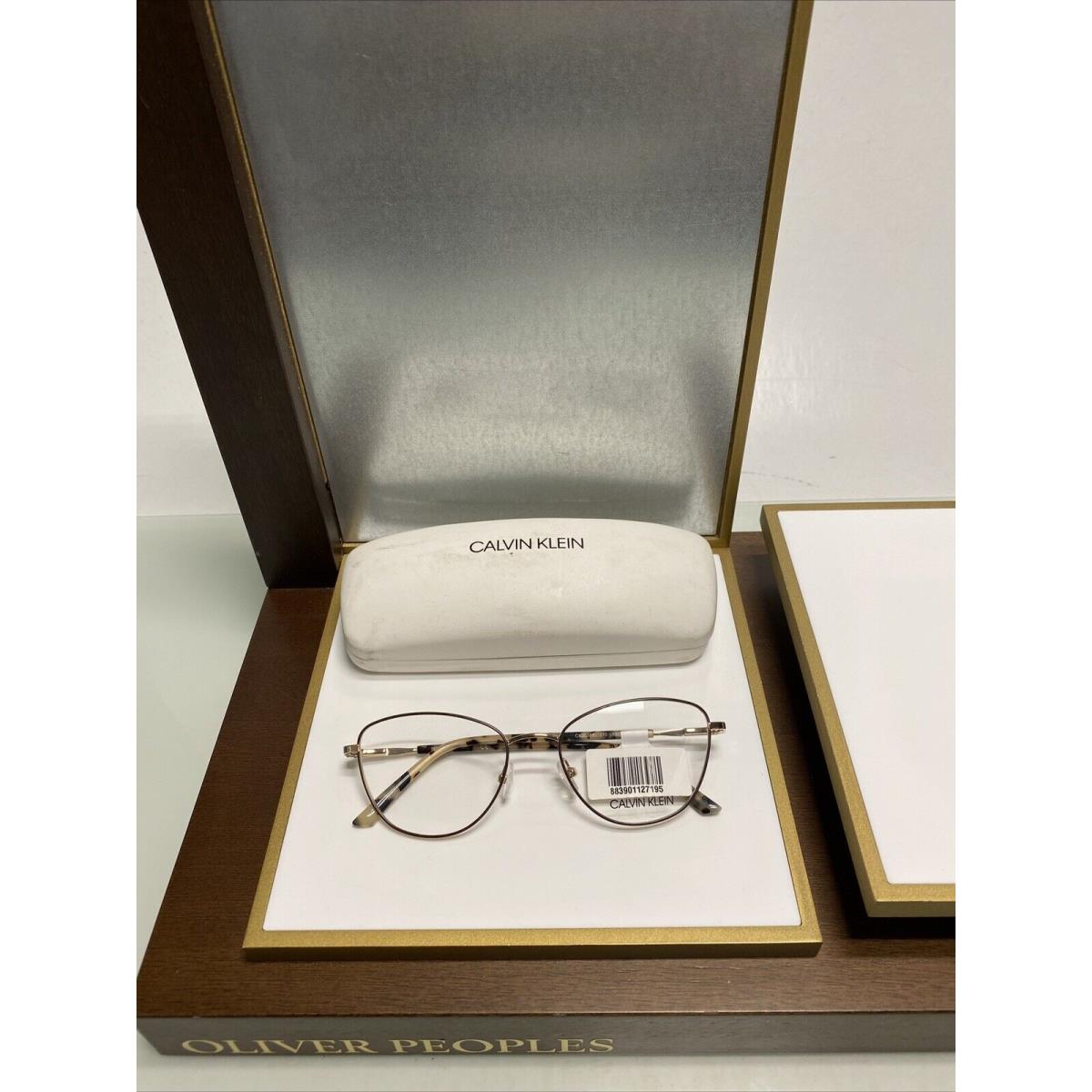 Calvin Klein CK20305 270 Brown/goldwomens Cat Eye Full Rim Eyeglasses 53-18-140