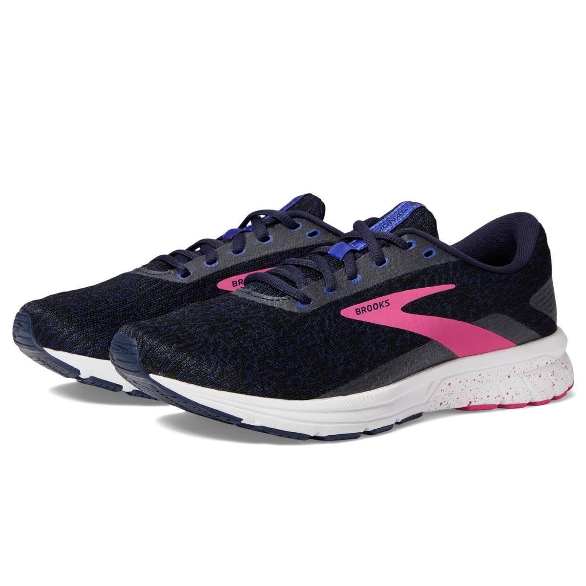 Woman`s Sneakers Athletic Shoes Brooks Signal 3 Peacoat/Amparo Blue/Pink