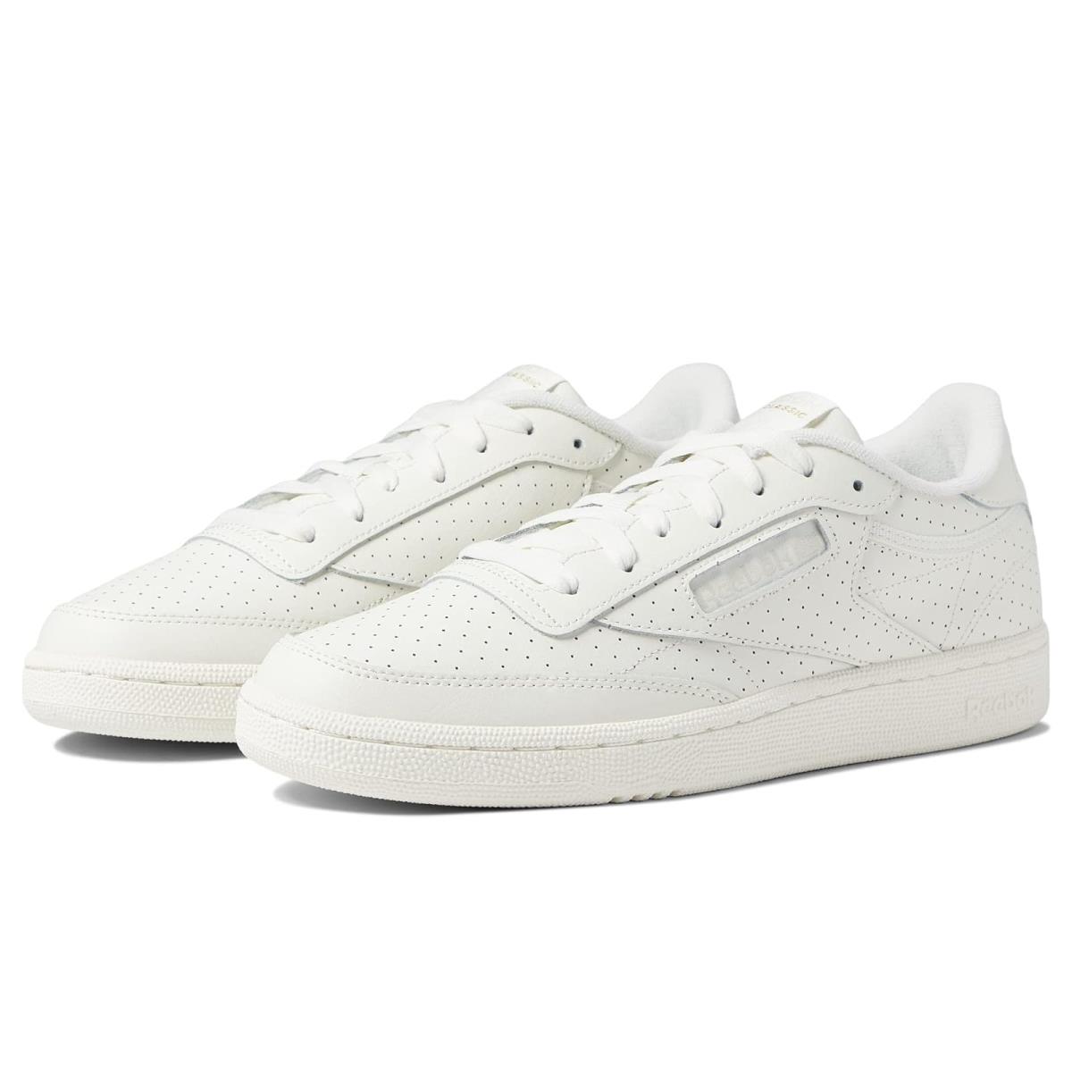 Woman`s Sneakers Athletic Shoes Reebok Club C 85 Chalk/Alabaster