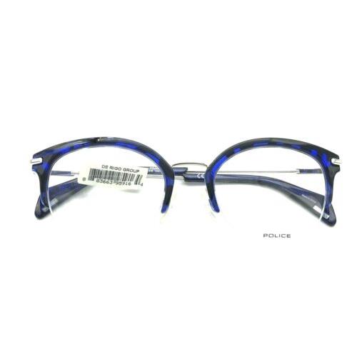 Police eyeglasses GOLDENEYE VPL - Blue Tortoise / Silver Frame, 0L93 Manufacturer 9