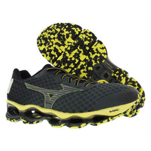 Mizuno Prophecy 4 Running Mens Shoes Size 7 Color: Grey/black/yellow