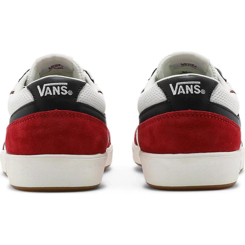 Vans shoes Lowland - White/Black/Red 2
