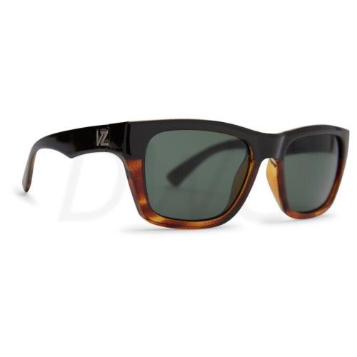 Von Zipper Mode Hardline Black Tortoise / Vintage Grey Sunglasses AZYEY00102-HBT - Frame: Black, Lens: Gray