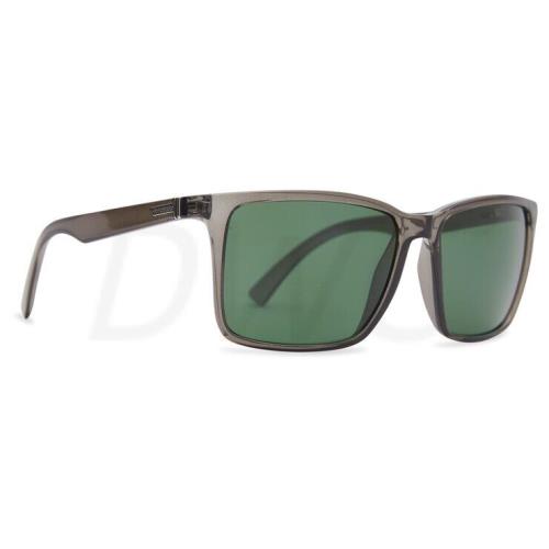 Von Zipper Lesmore SMRF5LES-XSSG Vintage Grey Trans/vintag Sunglasses - Frame: Gray, Lens: Green