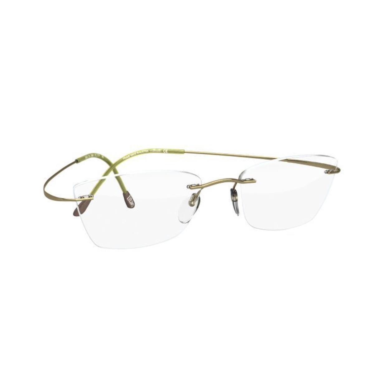 Silhouette 5515 Rimless Eyeglasses Titan Minimal Art The Must Collection Frames MOSS - 5540, SIZE: 51-17 140, SHAPE - CX