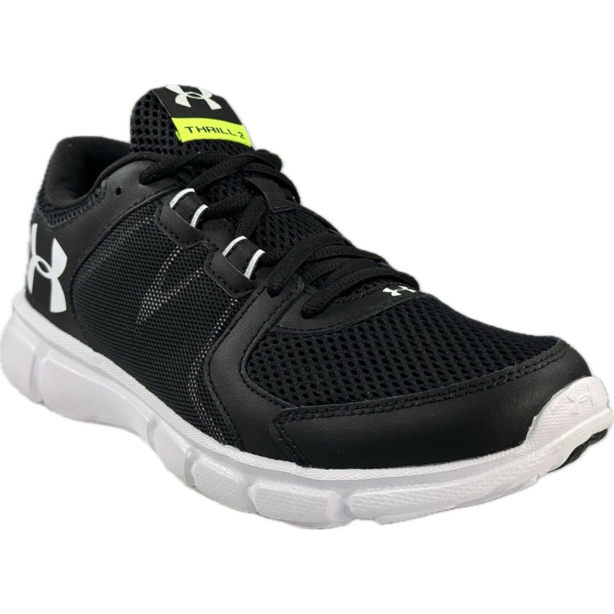 Under Armour UA Thrill 2 Men`s Black Running Shoes SZ9 1273946-001