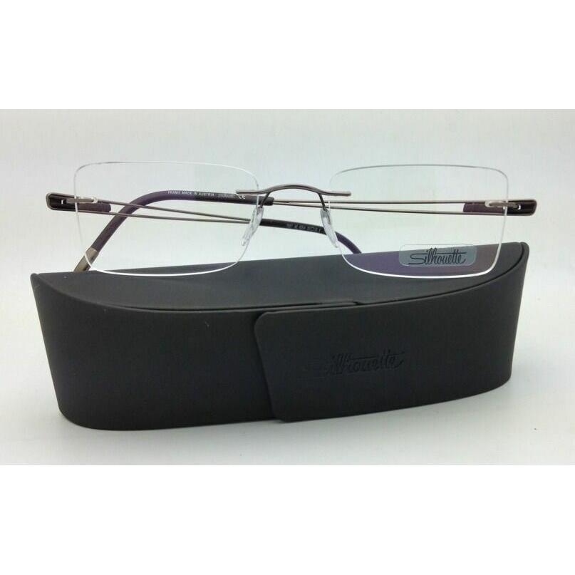 Silhouette Eyeglasses Titan Design 7657 6054 5019 Brownbronze w