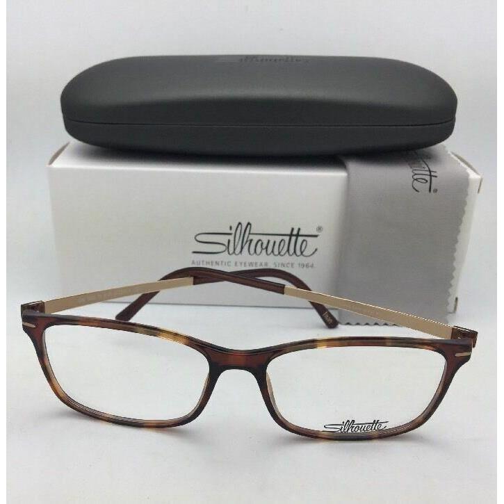 Silhouette Eyeglasses Spx 2905 75 6120 53-15 135 Matte Gold Tortoise Frame