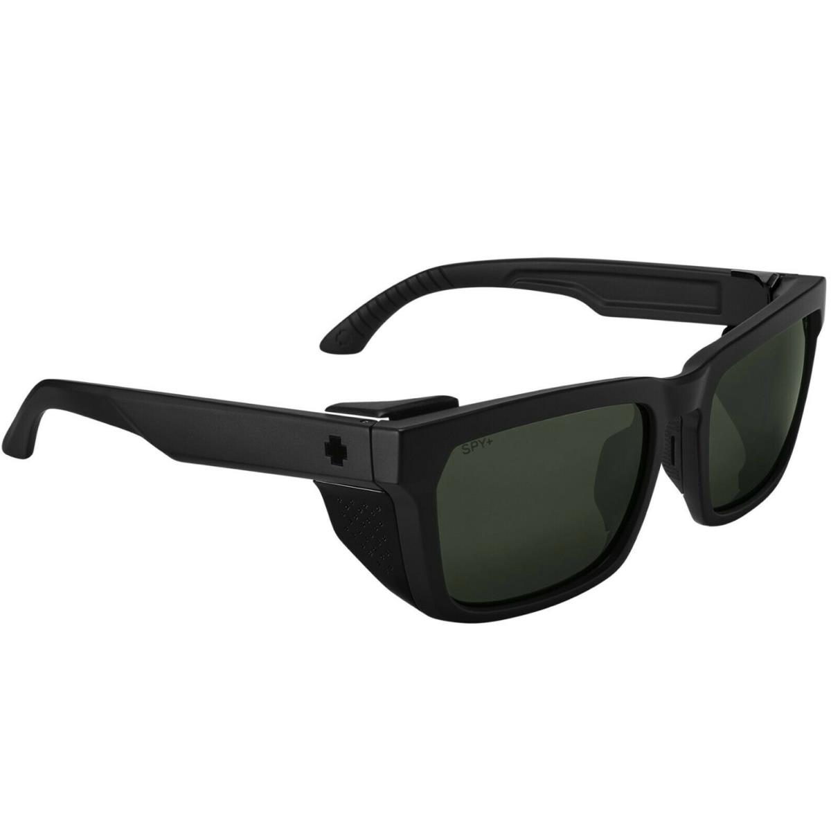 Spy Optic Sunglasses Helm Tech Matte Black Frames w/ Shields Polarized Grey Lens