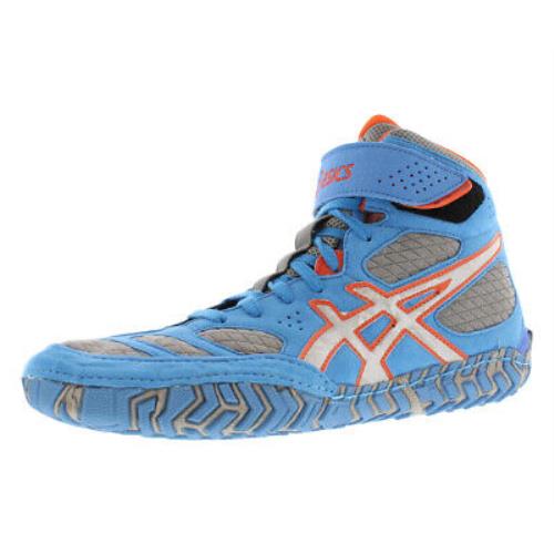 ASICS shoes  - Dusty Blue/Silver/Red Orange , Blue Main 0