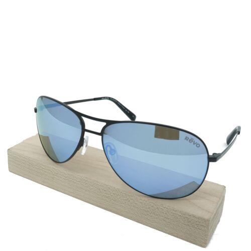 RE113900BL Mens Revo Prosper Superflex Polarized Sunglasses - Frame: Silver, Lens: Blue Water