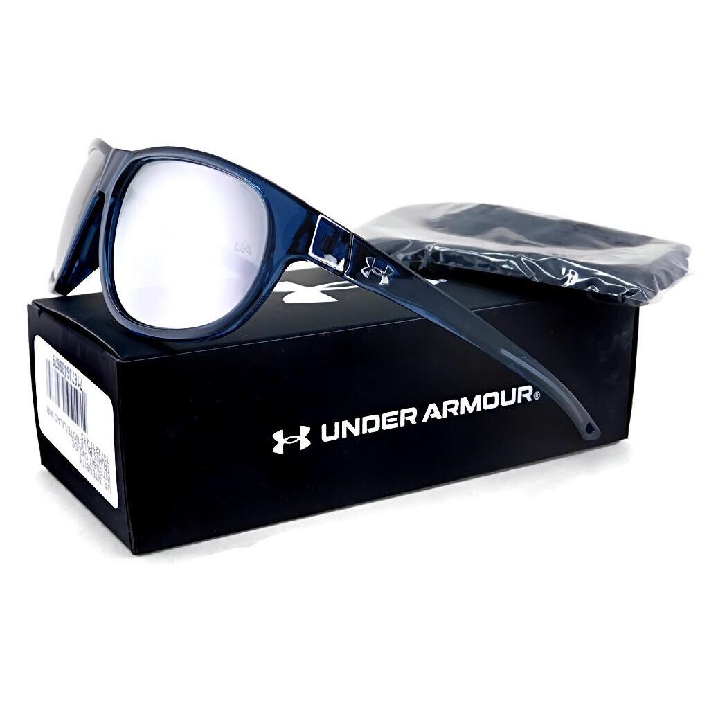 Under Armour Intensity Sunglasses Trans Blue Note / Lilac Mirror Lens - Trans Blue Note Frame, Lilac Mirror Lens