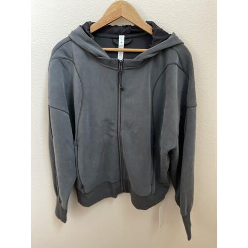 Lululemon Softstreme Pocketed Hoodie Women`s Size 12 Ggre