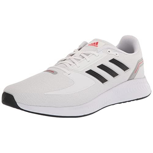 Adidas Men`s Runfalcon 2.0 Running Shoe - Choose Sz/col White/Black/Vivid Red