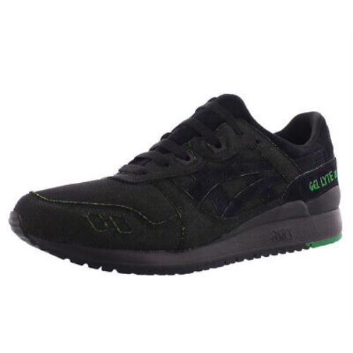 Asics Gel-lyte Iii Athletic Mens Shoes Size 10.5 Color: Green/black