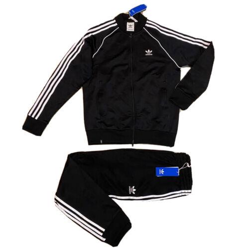 Adidas Originals Men Sst Superstar Tracksuit Black/white Jacket Pants Size L