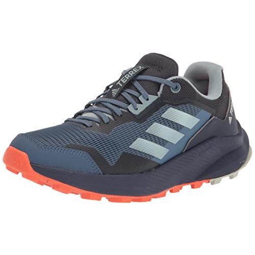 Adidas Men`s Terrex Trailrider Trail Running Shoe - Choose Sz/col Wonder Steel/Magic Grey Met/Impact Orange