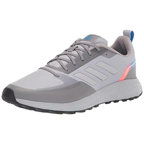 Adidas Men`s Runfalcon 2.0 Tr Running Shoe - Choose Sz/col Halo Silver/Halo Silver/Blue Rush