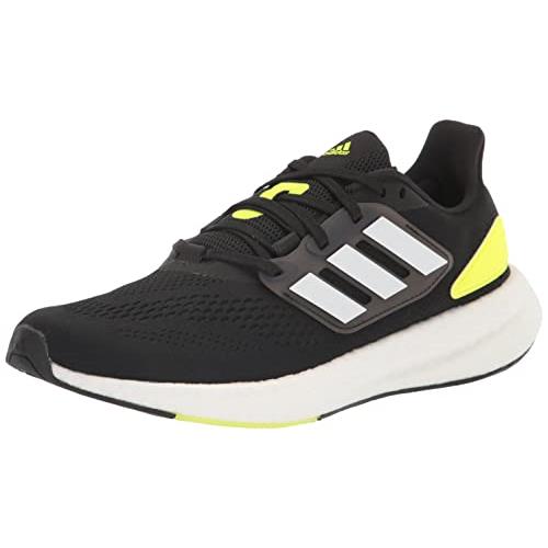 Adidas Men`s Pureboost 22 Running Shoe - Choose Sz/col Black/White/Solar Yellow