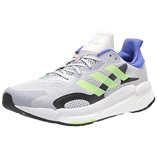 Adidas Men`s Solar Boost 3 Running Shoe - Choose Sz/col Halo Silver/Signal Green/Sonic Ink