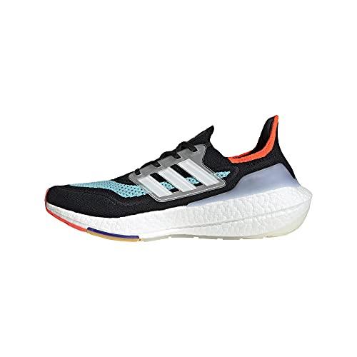 Adidas Men`s Ultraboost-21 Running Shoes - Choose Sz/col Black/White/Aqua