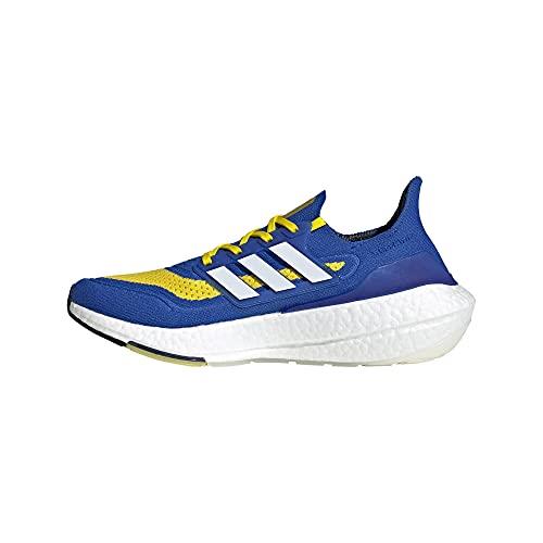 Adidas Men`s Ultraboost-21 Running Shoes - Choose Sz/col Blue/White/Gold Metallic