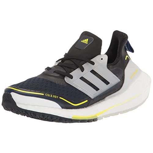 Adidas Men`s Ultraboost-21 Running Shoes - Choose Sz/col Legend Ink/Crystal White/Acid Yellow