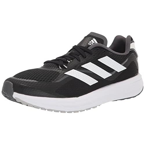 Adidas Men`s Sl20.3 Running Shoe Core Black/White/Grey Two