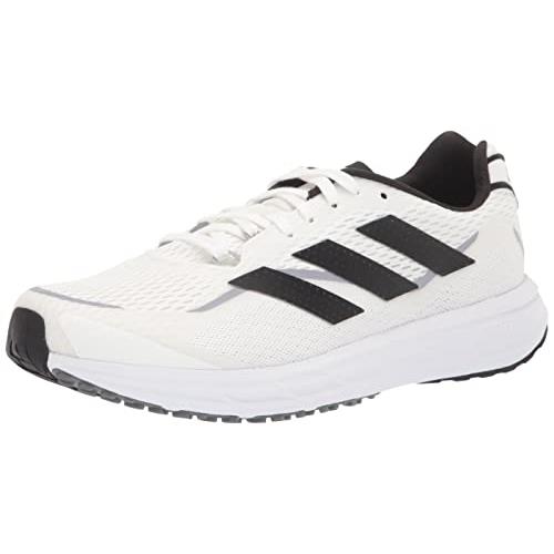 Adidas Men`s Sl20.3 Running Shoe White/Core Black/Halo Silver