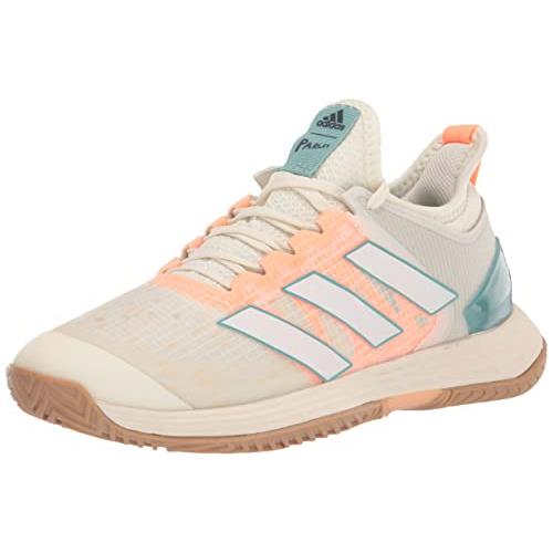 Adidas Women`s Adizero Ubersonic 4 Tennis Shoe - Choose Sz/col Off White/White/Beam Orange (Parley)