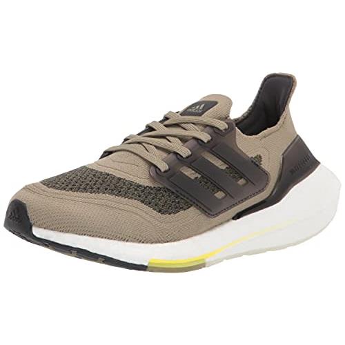 Adidas Men`s Ultraboost-21 Running Shoes - Choose Sz/col Orbit Green/Black/Acid Yellow